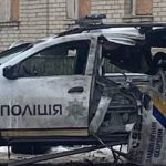 У Білопіллі російський дрон влучив в автівку поліції охорони